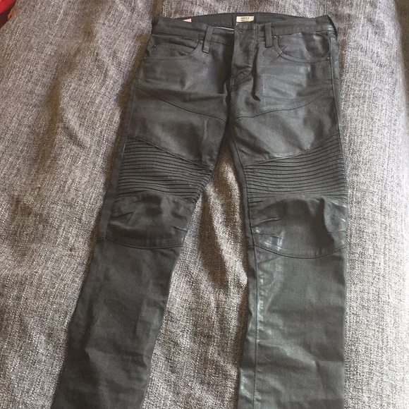 True Religion Slim Leather Jeans